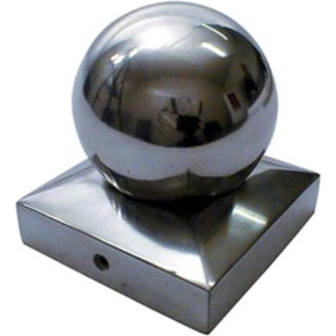 Waelbers Paalornament 71mm met kogel ALUMINIUM - 25 Stuk(s) - 420116.09