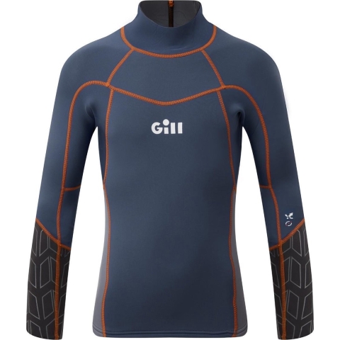 Gill Zenlite Top 1.5 mm junior wetsuit blauw/grijs, JM (11-12 jaar)