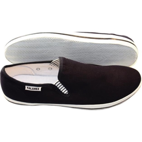 Talamex Canvas bootshoen stevig met anti slip-zool, 43