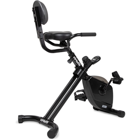 VirtuFit DB100 Opvouwbare Deskbike met Rugleuning - Bureaufiets met Computer
