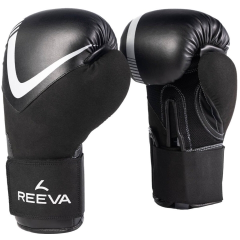Reeva Bokshandschoenen - Leer - Zilver - 18 oz