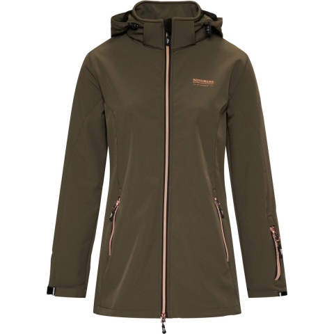 Nordberg Irene Softshell Ski Jas Dames - Groen, L