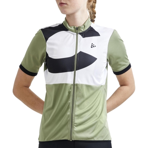 Craft Core Endurance Logo fietsshirt korte mouwen groen dames, S