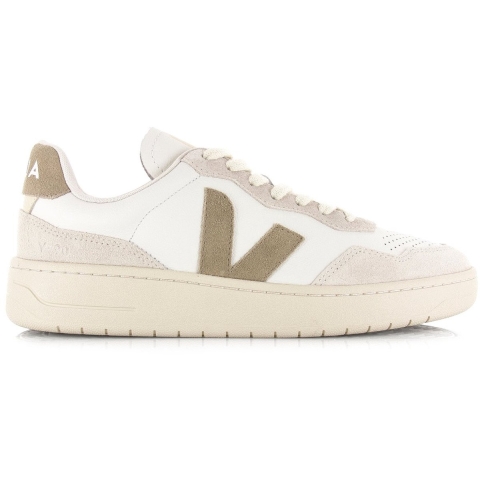 Veja V-90 o.t. leather white taupe lage sneakers unisex