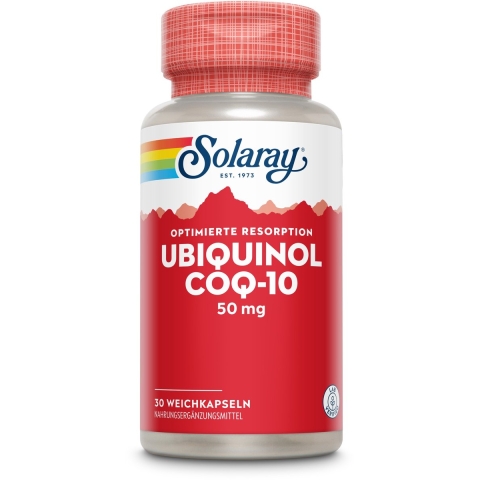 Solaray Ubiquinol COQ-10 50mg Capsules