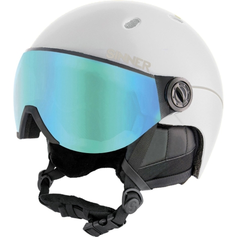 Sinner TITAN VISOR skihelm mat wit, 59-62 cm