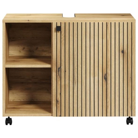 CaliCosy Onderkast met wielen, 1 deur en 2 open vakken l80 cm purebliss