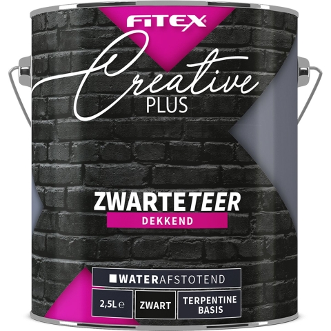 Fitex Creative+ Zwarte Teer