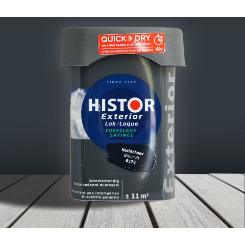 Histor Exterior Zijdeglans Nachtblauw 6579