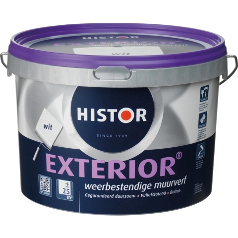 Histor Exterior Muurverf 2,5L Wit