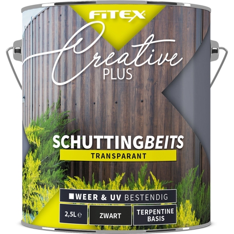 Fitex Creative+ Schuttingbeits Zwart
