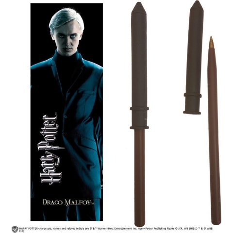Harry Potter: Draco Malfoy Wand Pen and Bookmark