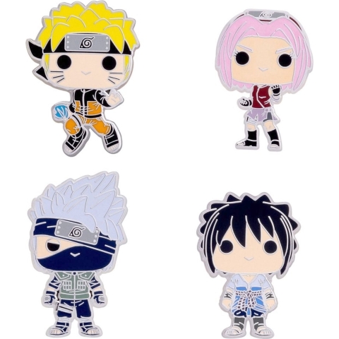 Pop! Pins: Naruto - Team 7 4-Pack