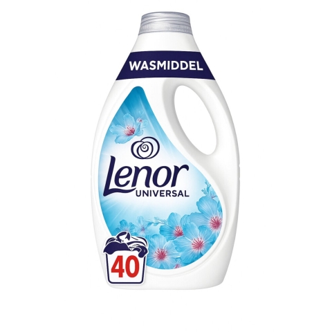 3+2 gratis: Lenor Vloeibaar Wasmiddel April Fresh 40 Wasbeurten 1,8 liter