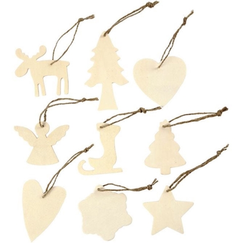Crea Versier je houten kerst hangers, 72