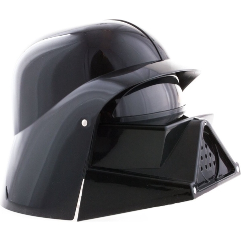 Space helm in het zwart - Zwarte vader - Sterren wars - Carnaval verkleed helmen -