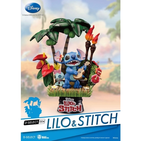 Diorama beeldje Beast Kingdom Toys Disney D-Stage Stitch