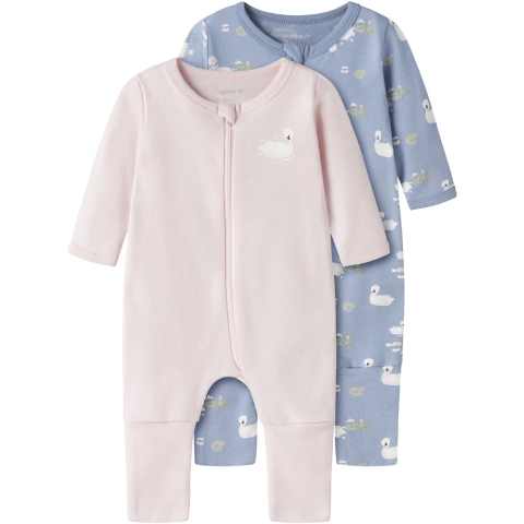 Name It Pyjamapak - Noos - NbfNightsuit - 2-pack - Eindeloos Sky - Name It - 68 - Pyjamapak