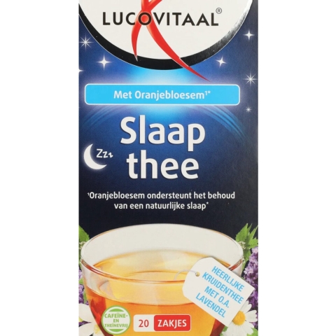10x Lucovitaal Slaap Thee Vegan 20 stuks