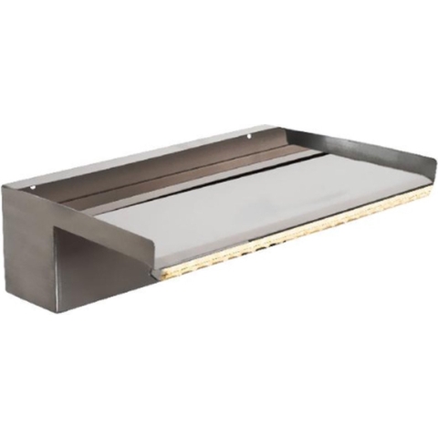 Heissner Waterval element roestvrij staal met LED, 30 cm - Heissner
