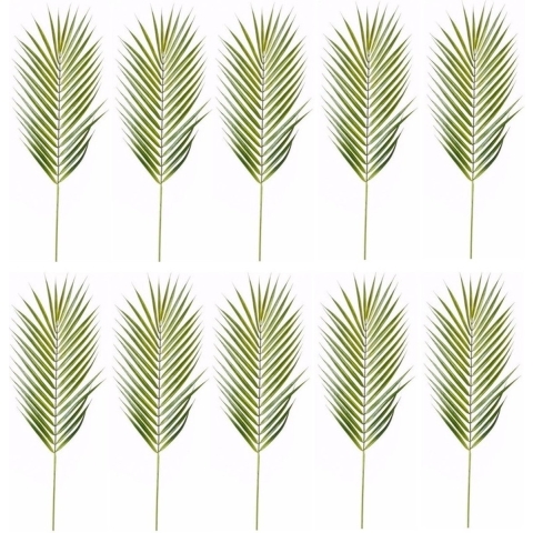 10x Kunst Chamaedorea bladeren 75 cm -