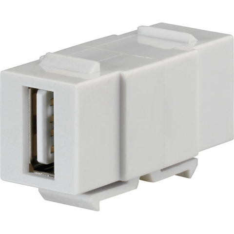 Rutenbeck KMK-USB rw 17010651 Adapter, Koppeling, dubbel 1 stuk(s)