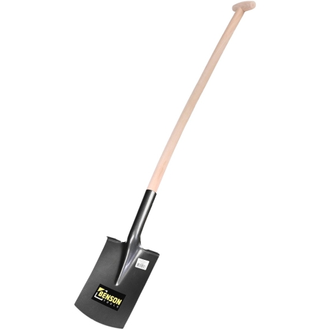 Spade - metaal - met steel - 216 x 264 mm - schop - silverstone coating -
