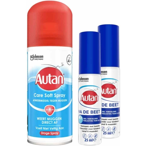 Autan Insectenspray en 2x Na De Beet Gel Pakket