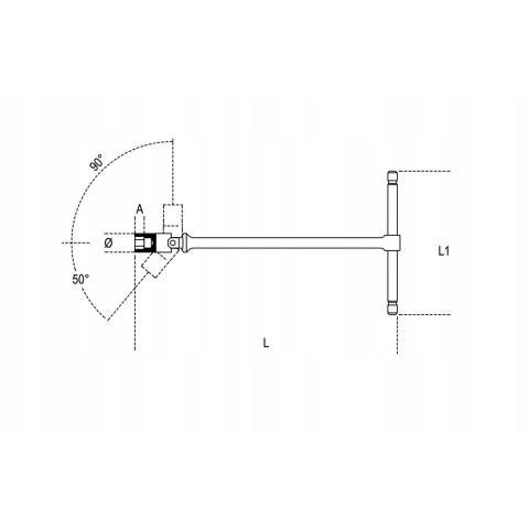 Beta Stift T-sleutels met cardangewricht voor Torx® schroeven 952FTX 10 - 009520110