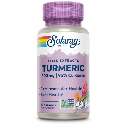 2x Solaray Kurkuma Wortelextract 60 capsules