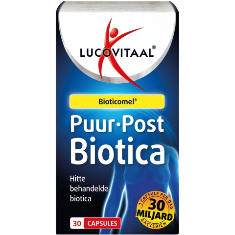 2+2 gratis: Lucovitaal Puur Post Biotica 30 capsules