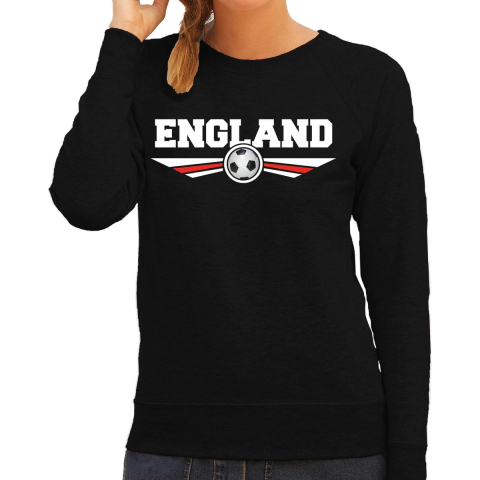 Engeland / England landen / voetbal sweater zwart dames M -
