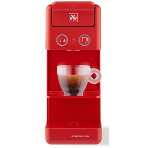 Illy Y3.3 rood capsule koffiemachine