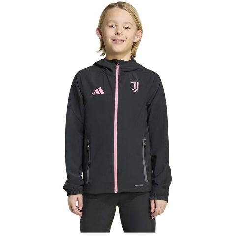 adidas Performance Trainingsjack - Juventus Tiro 25 - Zwart/Blis - adidas Performance - 10 jaar (140) - Cardigan