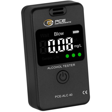 PCE Instruments Alcoholtester Incl. display, Weergave van verschillende eenheden
