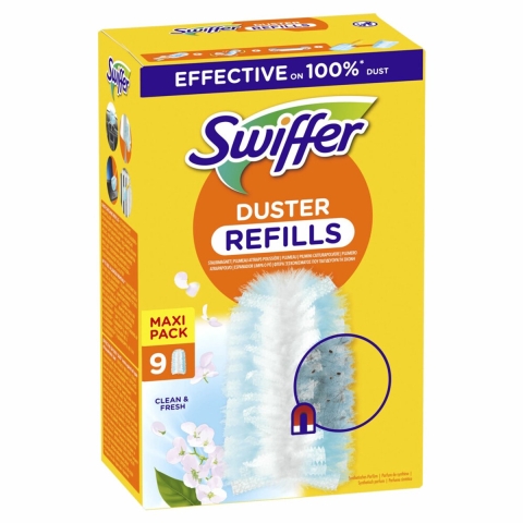 6x Swiffer Duster Navullingen Schoon en Fris 9 stuks