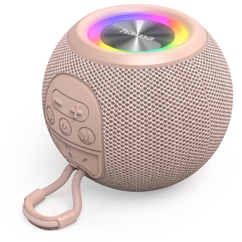Dankzij de draagbare Bluetooth®-luidsprekers Hama 00188240 5 W Roze