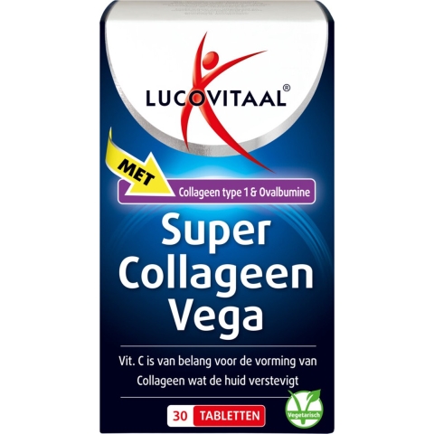 Gratis Verzending: 2x Lucovitaal Collageen Vega Super 30 tabletten