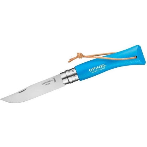 OPINEL - N.7 - Zakmes Virobloc Colorama Cyan Blue
