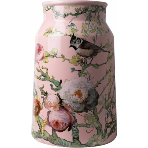 HEINEN - Bosvogels - Vaas Melkbus 30cm Roze