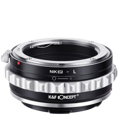 K&F Concept Lens Adapter Nikon F (G-type) - Leica L