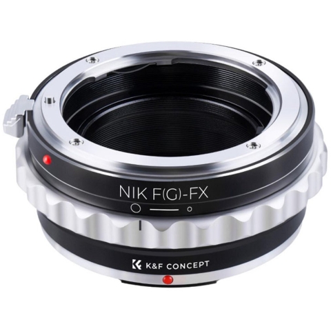 K&F Concept Lens Adapter Nikon F (G-type) - Fujifilm X