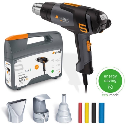 Steinel 089672 HEISSLUFTGEBLAESE HM 2320 E ECO KF Heteluchtpistool 2300 W Incl. koffer