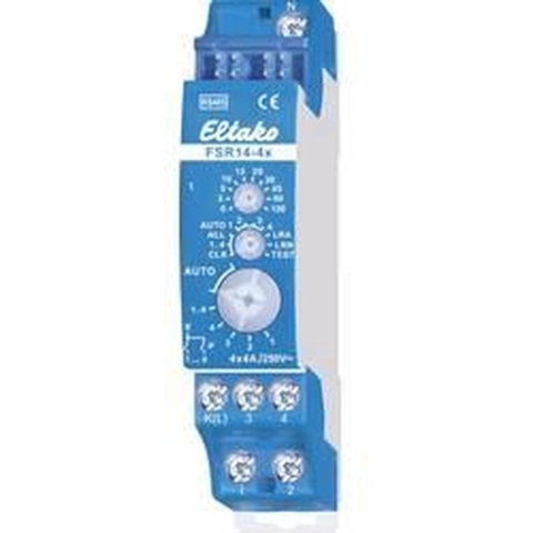 Eltako FSR14-4x Schakelactor RS485 4-kanaals DIN-rails Schakelvermogen (max.) 1000 W