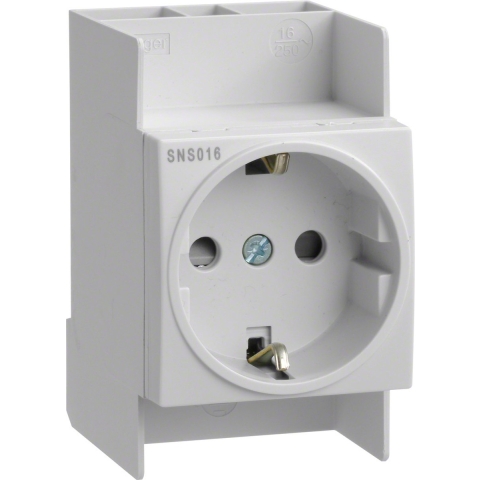 Hager SNS016 Stopcontact (inbouw) Veiligheidsklasse II Wit