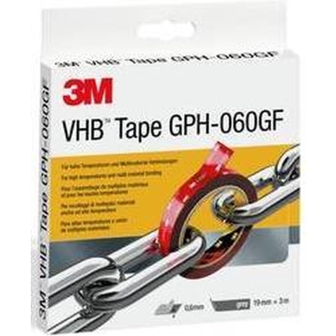 3M GPH-060F19-3 Plakband Grijs (l x b) 3 m x 19 mm 1 stuk(s)