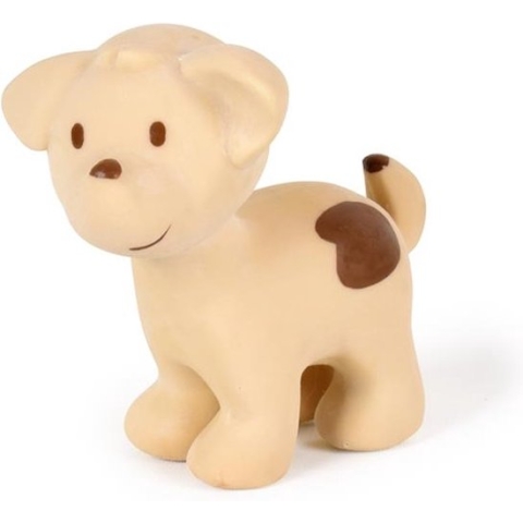 Tikiri Bijt- en Badspeelgoed met Rammelaar - Hond