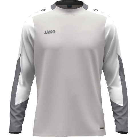 JAKO 8870 Longsleeve Dynamic - Lichtgrijs/Wit/Grijs - S
