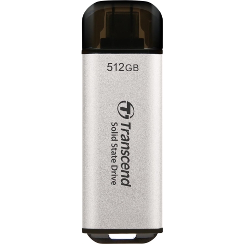 Transcend SSD ESD300 512GB USB-C Zilver