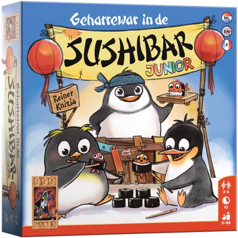 Geharrewar in de Sushibar Junior - Dobbelspel